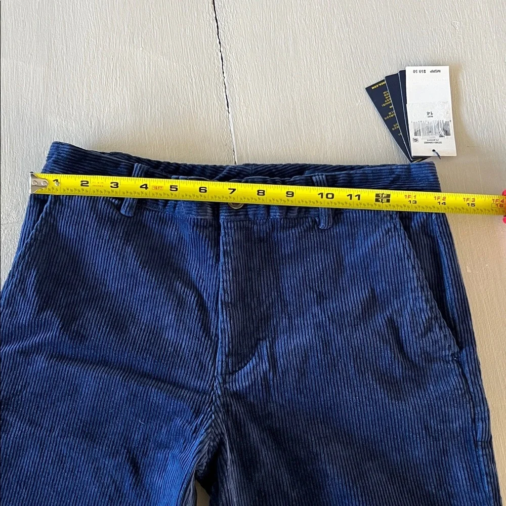 NWT Polo Ralph Lauren Boys Navy Preppy Corduroy Pants Size 14